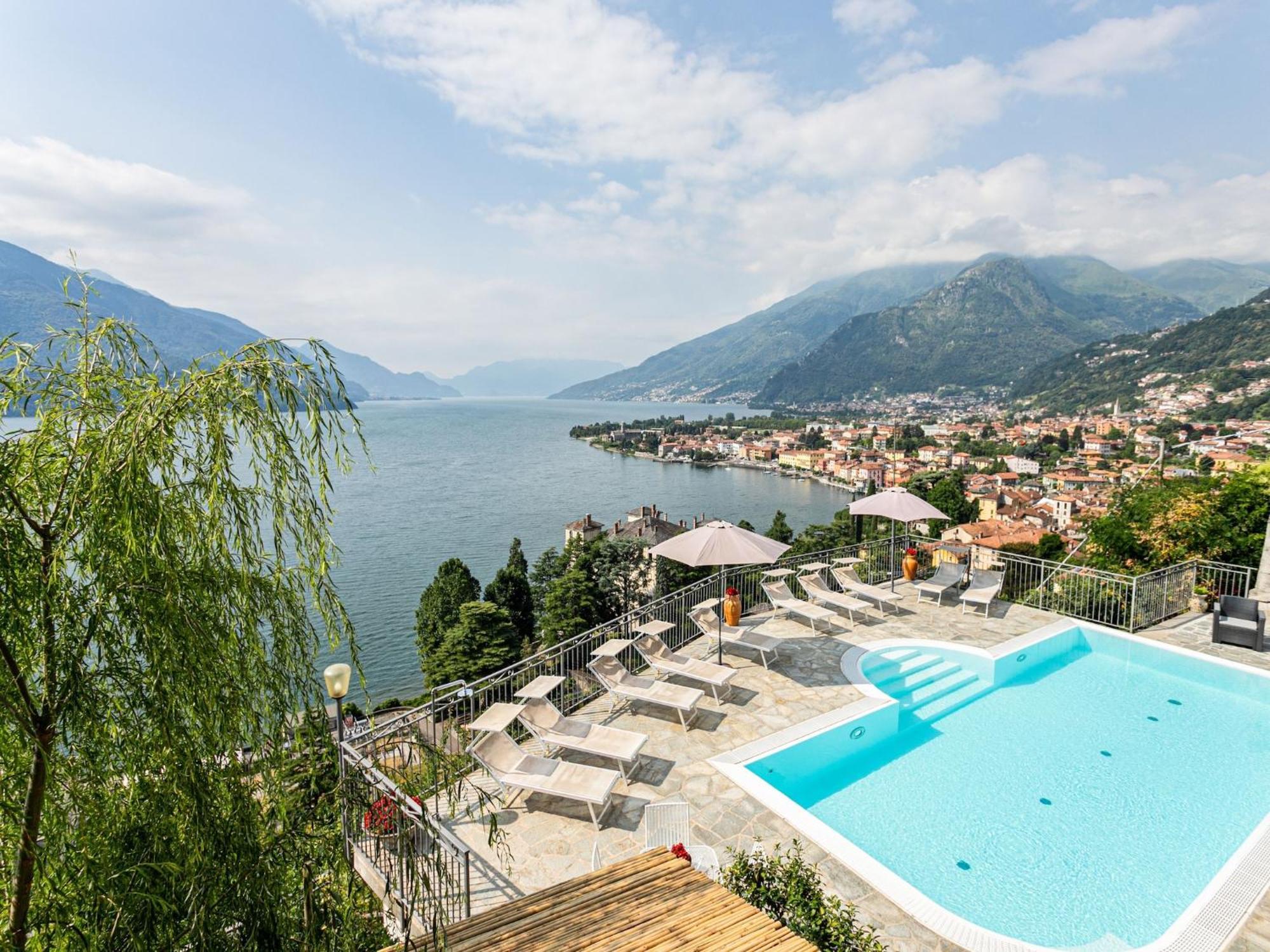 Wonderful Flat With Swimming Pool Lift And Garden Apartment Gravedona Exterior photo